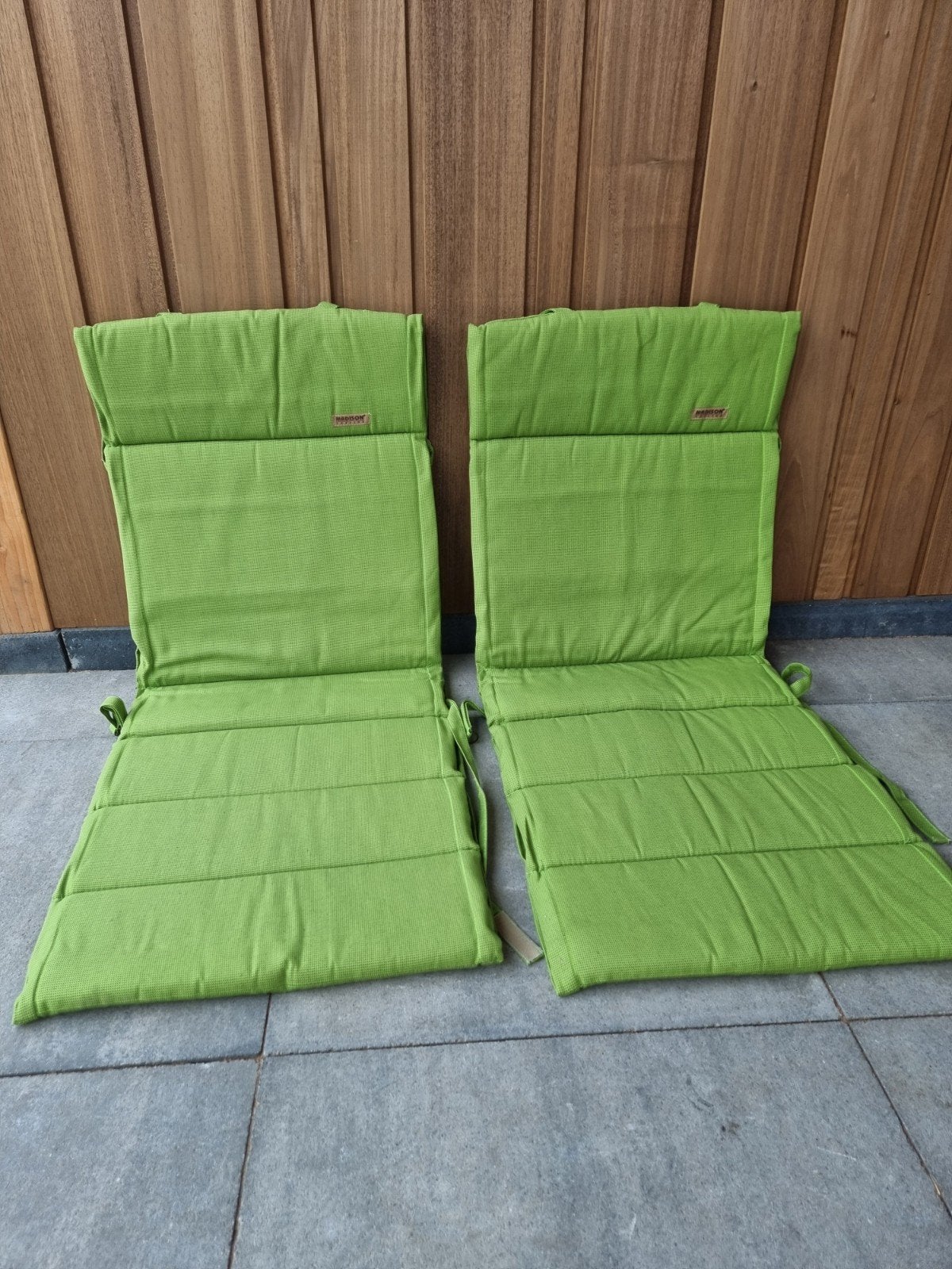 Madison Topline tuinstoelkussens - Groen (4 stuks), Ophalen of Verzenden, Zo goed als nieuw