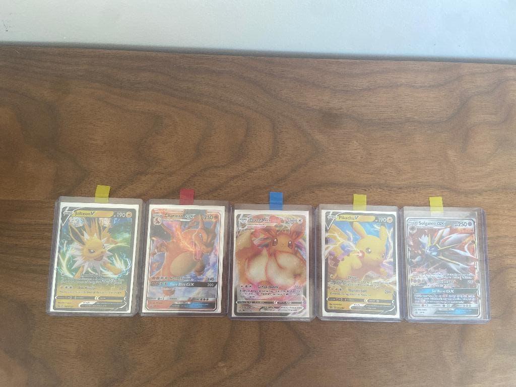 5x verschillende Pokemon promo kaarten, Verzenden, Zo goed als nieuw, Meerdere kaarten, Foil