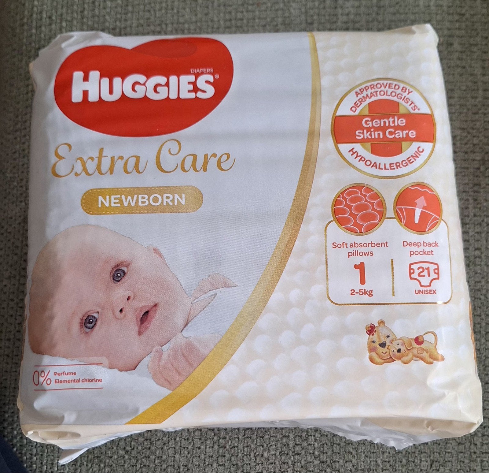 Huggies Extra Care Newborn Luiers Maat 1 (2-5kg), Ophalen, Nieuw