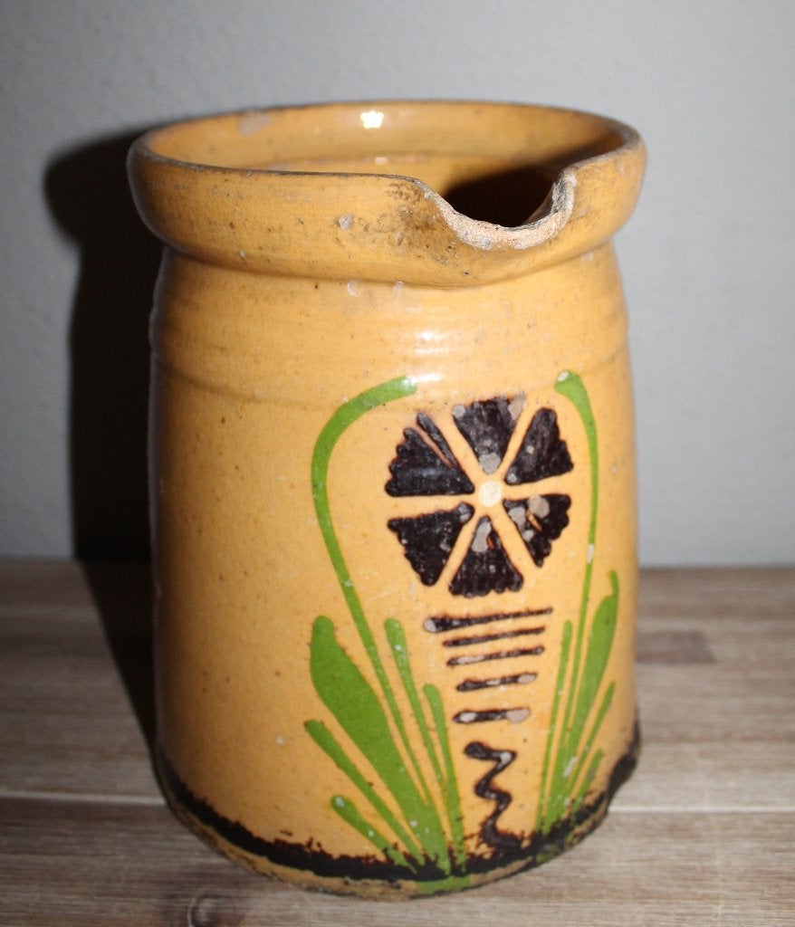 Antieke Franse kan van aardewerk afkomstig uit de Elzas, Antiek en Kunst, Ophalen of Verzenden