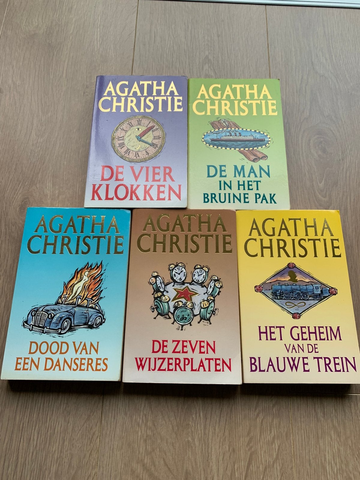 Agatha Christie pocket boeken, 5 stuks, Boeken, Ophalen of Verzenden, Zo goed als nieuw