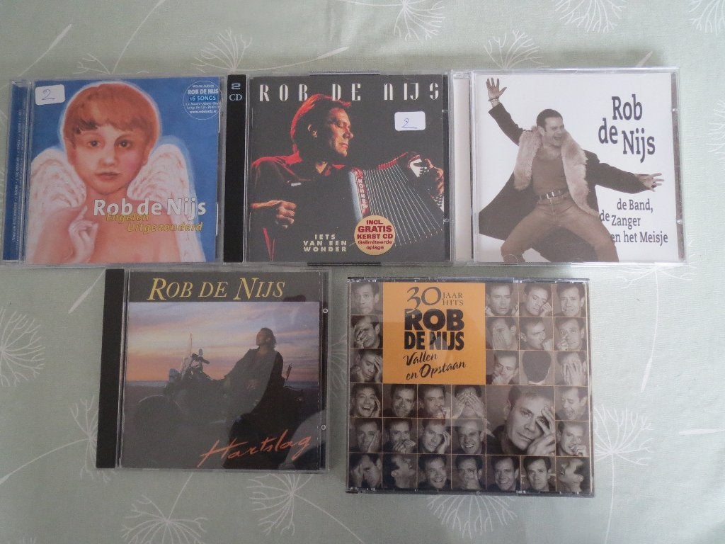 Vijf cd’s van Rob de Nijs, Cd's en Dvd's, Ophalen of Verzenden, Gebruikt