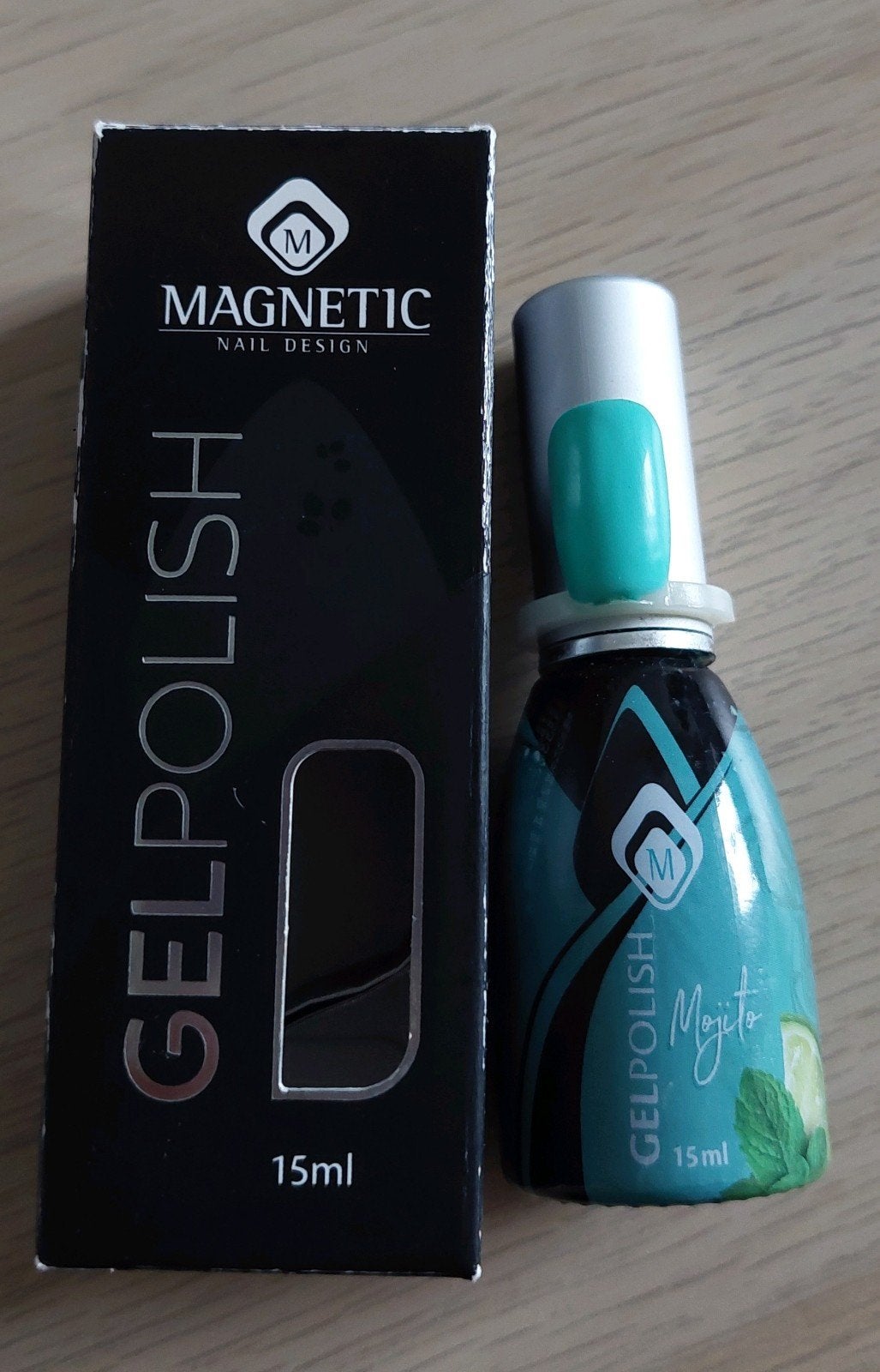 Magnetic gelpolish Mojito 103453, Ophalen of Verzenden, Zo goed als nieuw, Groen, Handen en Nagels