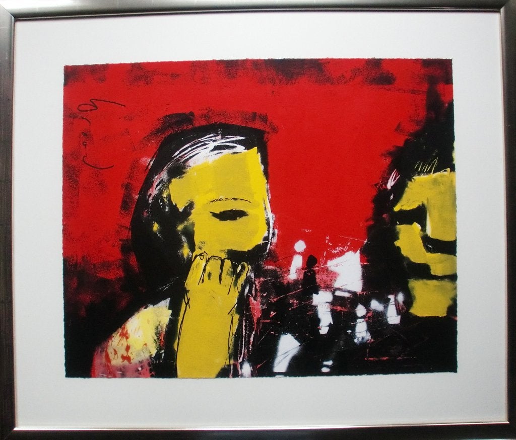 Herman Brood   De Schakers, Antiek en Kunst, Kunst | Litho's en Zeefdrukken, Gelimiteerde oplage, Ophalen, Personages en Fantasiefiguren