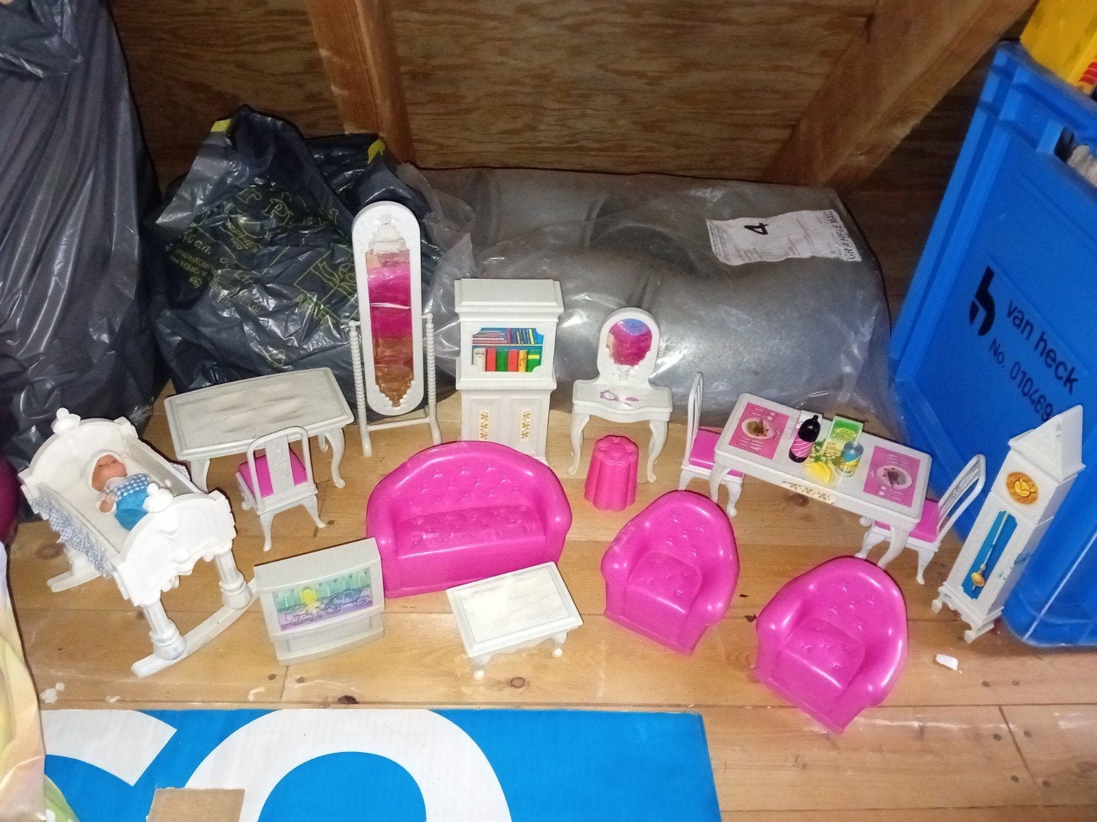 Vintage Poppen & Meubels (Barbie formaat) Jaren '80-'00, Ophalen, Gebruikt, Barbie