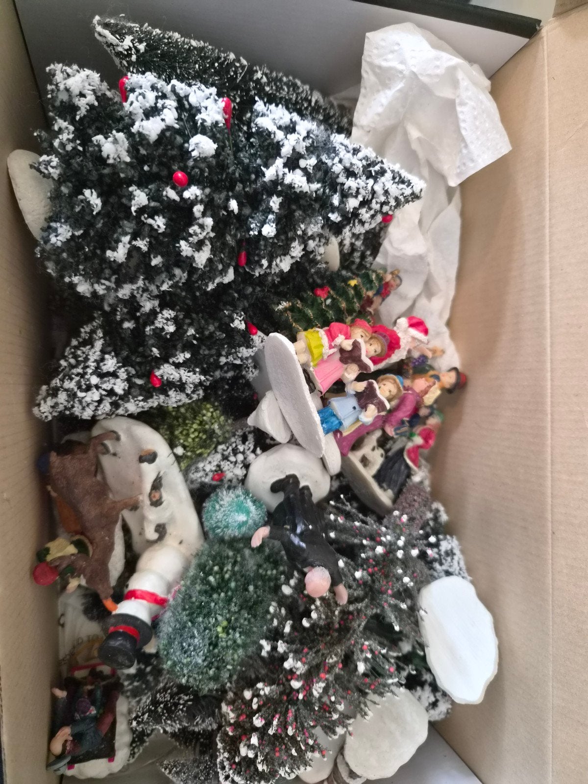 Doosje kerstfiguren, Ophalen of Verzenden