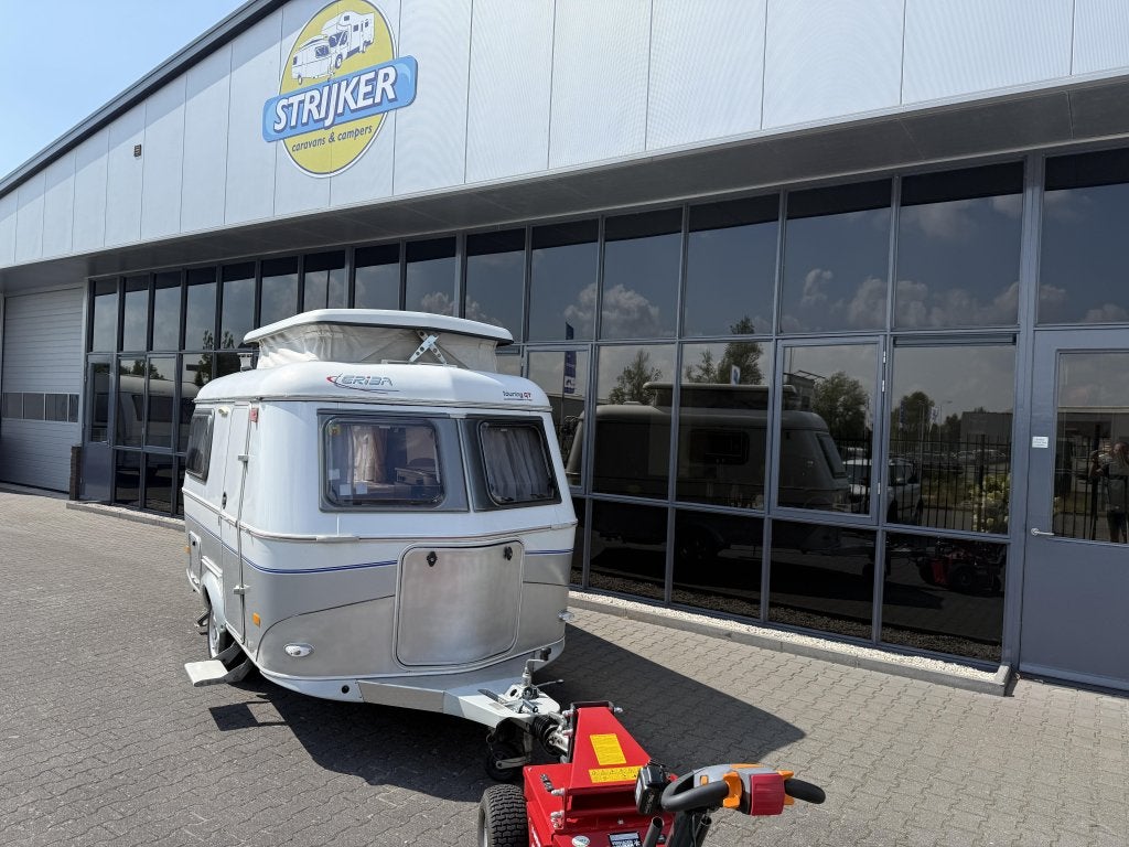 Eriba Touring GT Familia 310 Bed + Zit Slechts 700 KG Bj2007, Caravans en Kamperen, Schokbreker, Dwarsbed, Bedrijf, Treinzit