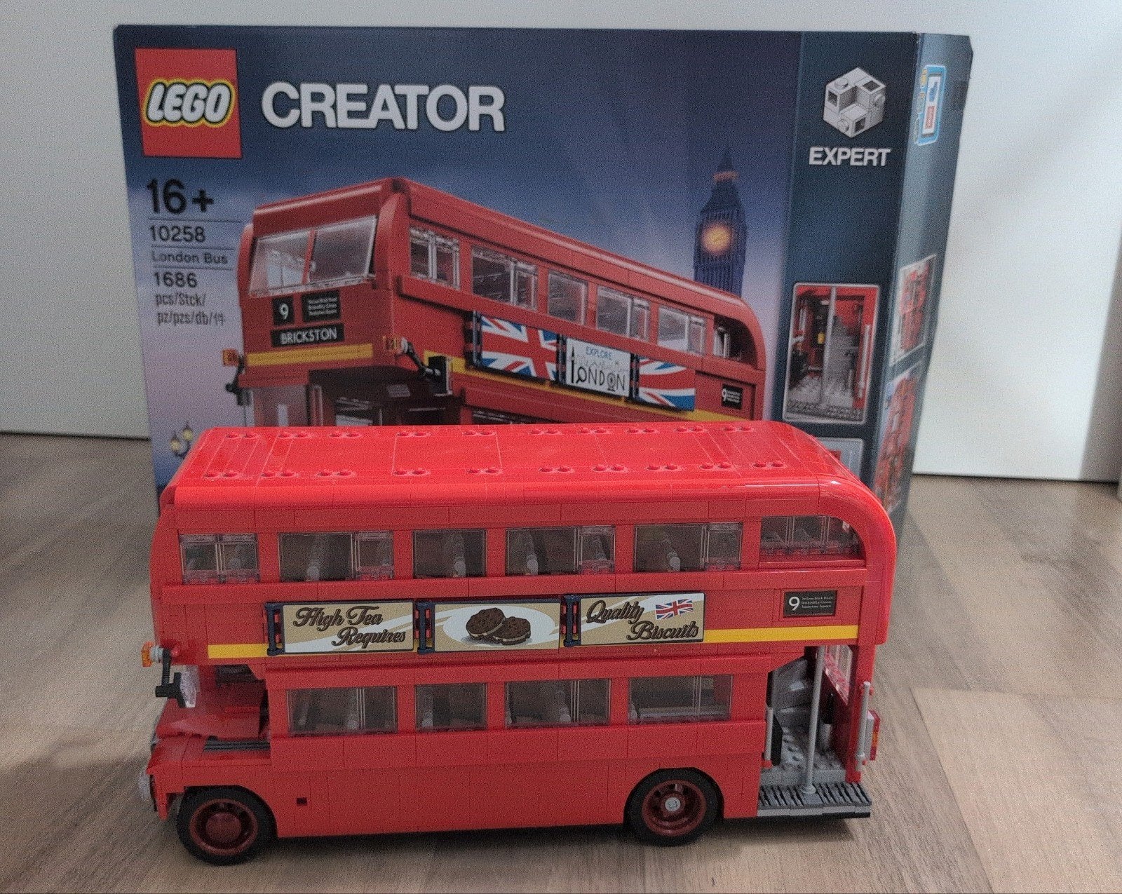 Lego 10258 Londen dubbeldekker, Ophalen, Gebruikt