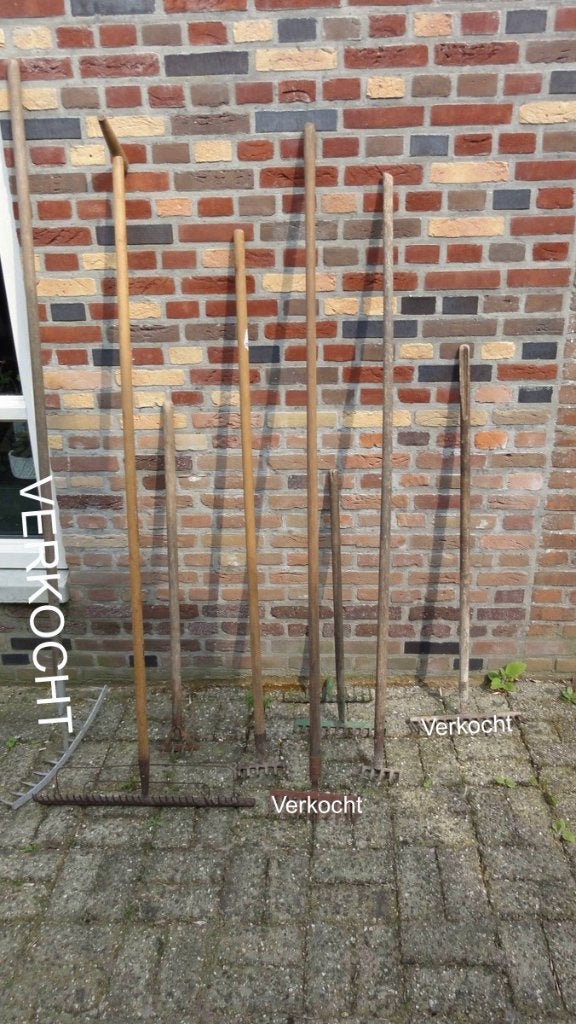 Harken, tuinharken , drietand en meerdere, Tuin en Terras, Ophalen, Gebruikt, Hark