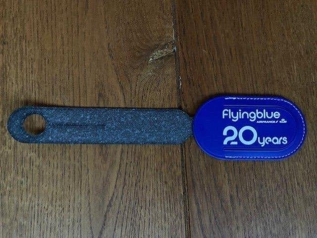 Bagagelabel Flying Blue 20 years, Ophalen of Verzenden, Nieuw, Overige typen