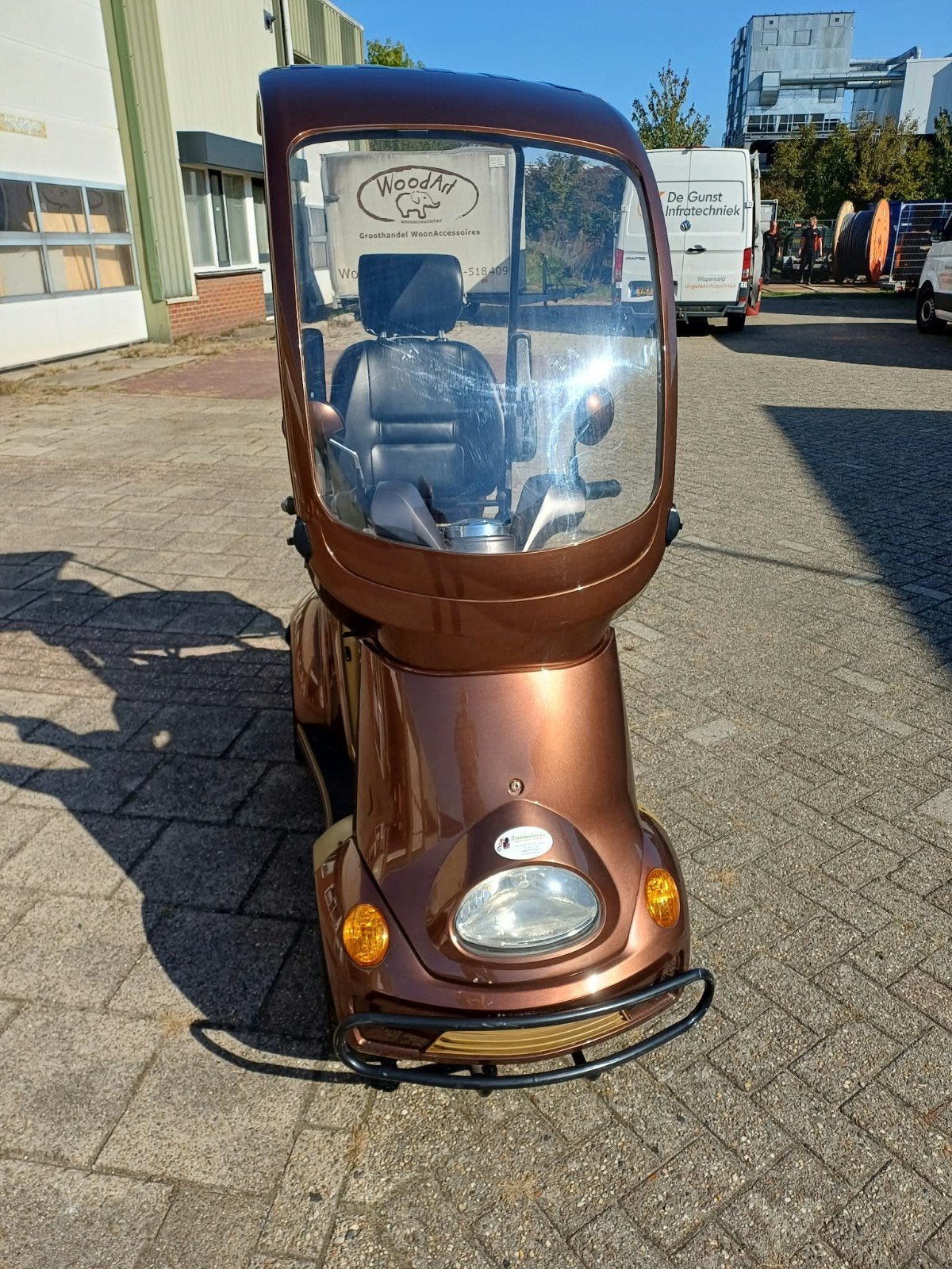 Scootmobiel Panoramixx met overkapte cabine – bijna nieuw, Ophalen, Gebruikt, 36 t/m 45 km, 16 km/u of meer