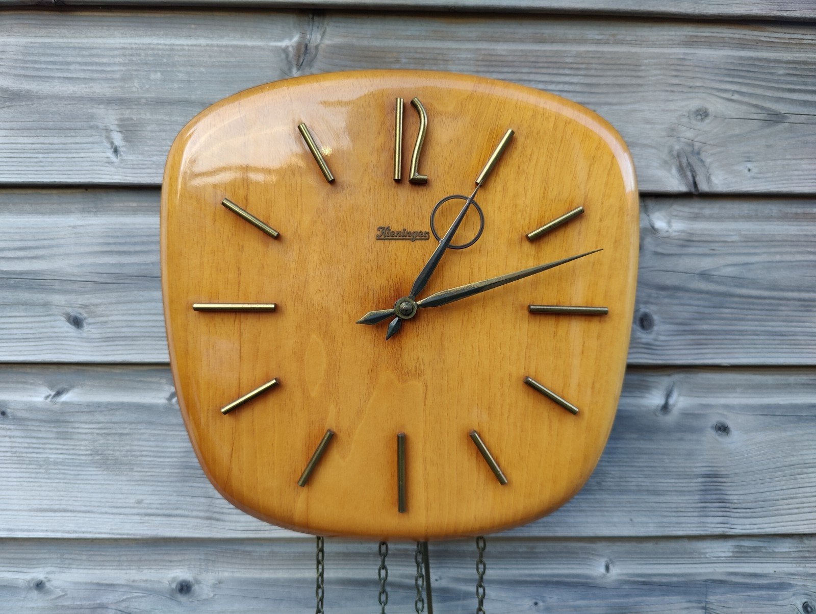 KIENINGER vintage wandklok, Ophalen of Verzenden, Gebruikt, Wandklok