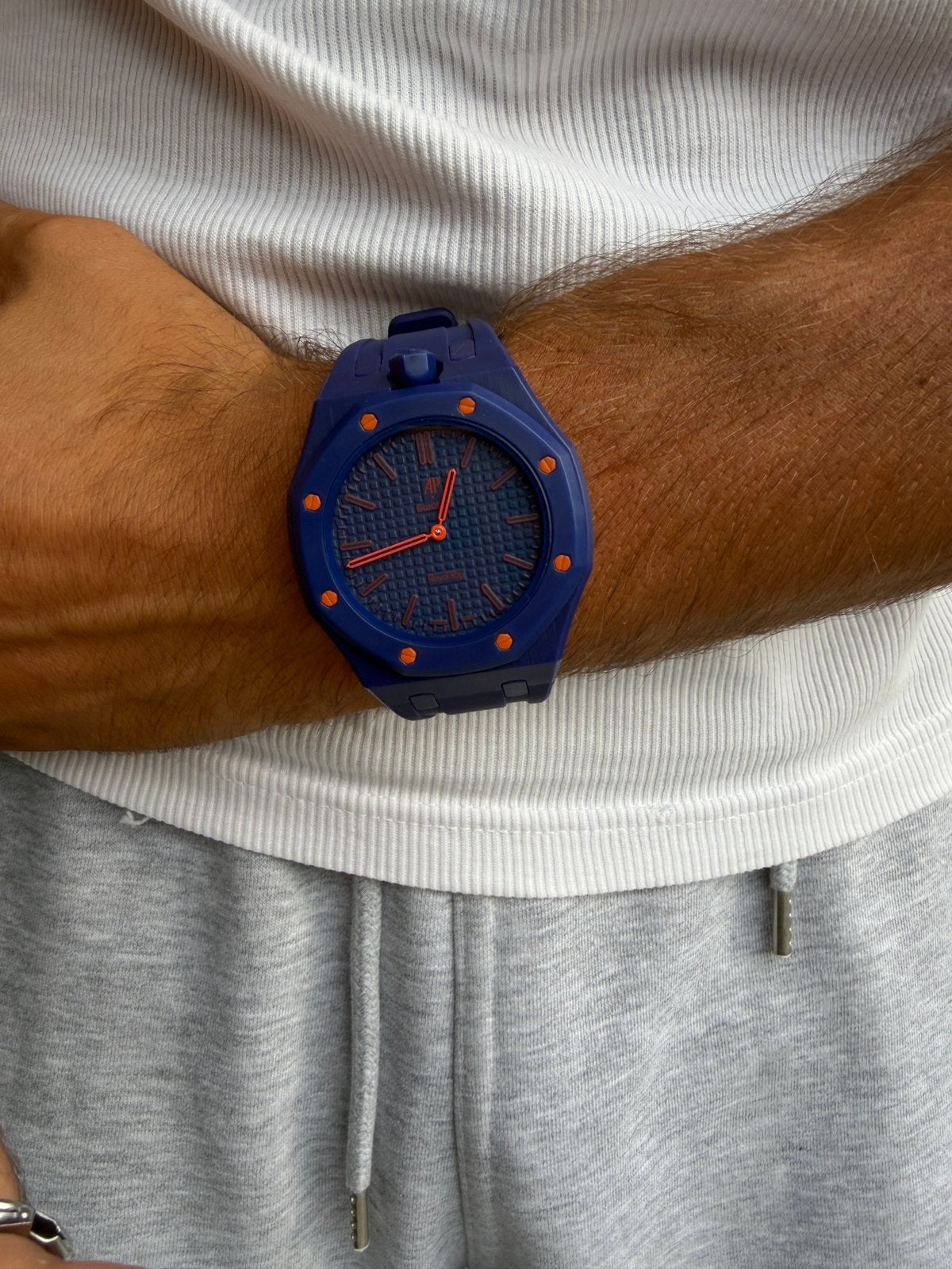 AP x Swatch Royal Pop Horlogebandje - Donkerblauw, --, Nieuw, Ophalen of Verzenden, --