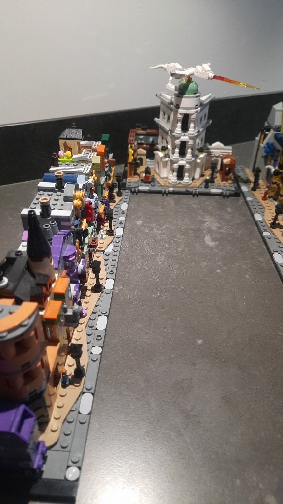 Lego Diagon Alley 76444 €90,00, Lego, Harry Potter, Ophalen of Verzenden, Zo goed als nieuw