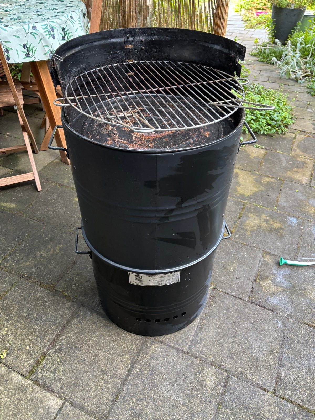 Central Park BBQ Smoker en Grill - in goede staat, Ophalen, Gebruikt