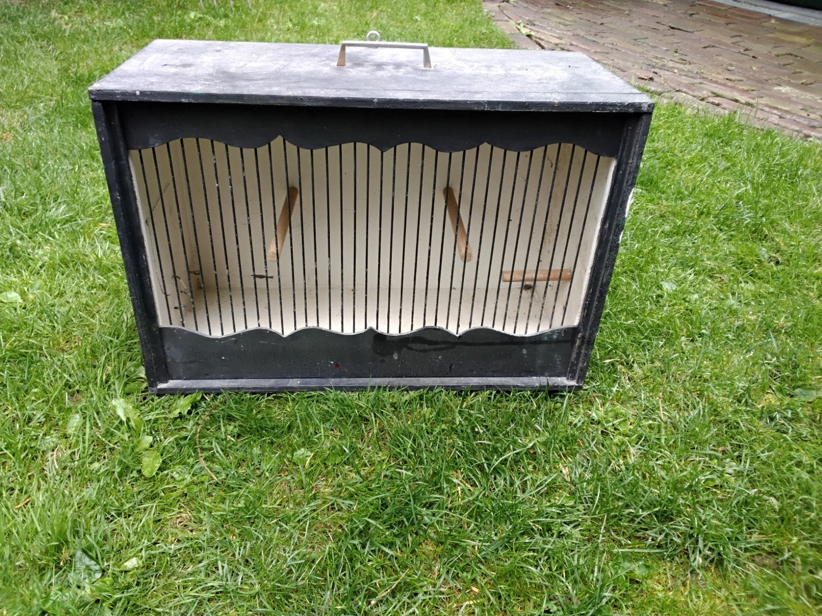 vogelkooi, Ophalen of Verzenden, Gebruikt, Hout, Vogelkooi