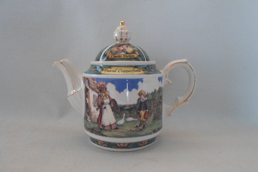 Charles Dickens David Copperfield Theepot, Ophalen of Verzenden, Zo goed als nieuw, Porselein, Overige typen