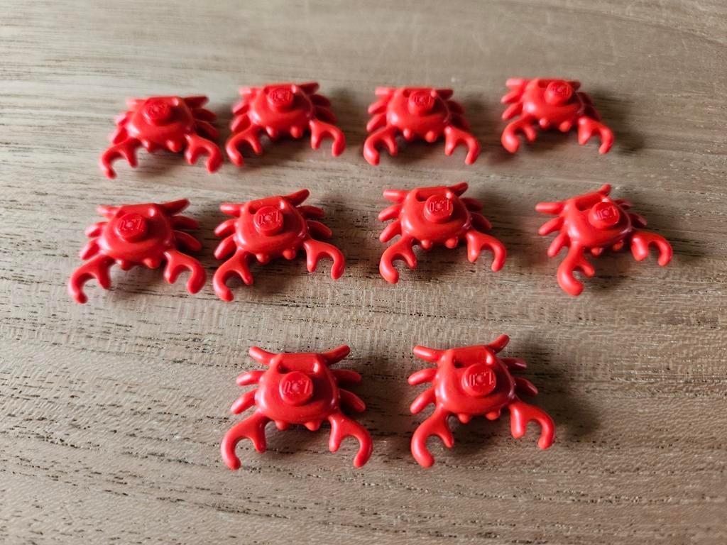10 Nieuwe rode Lego krabben, Lego, Lego, Lego, Nieuw