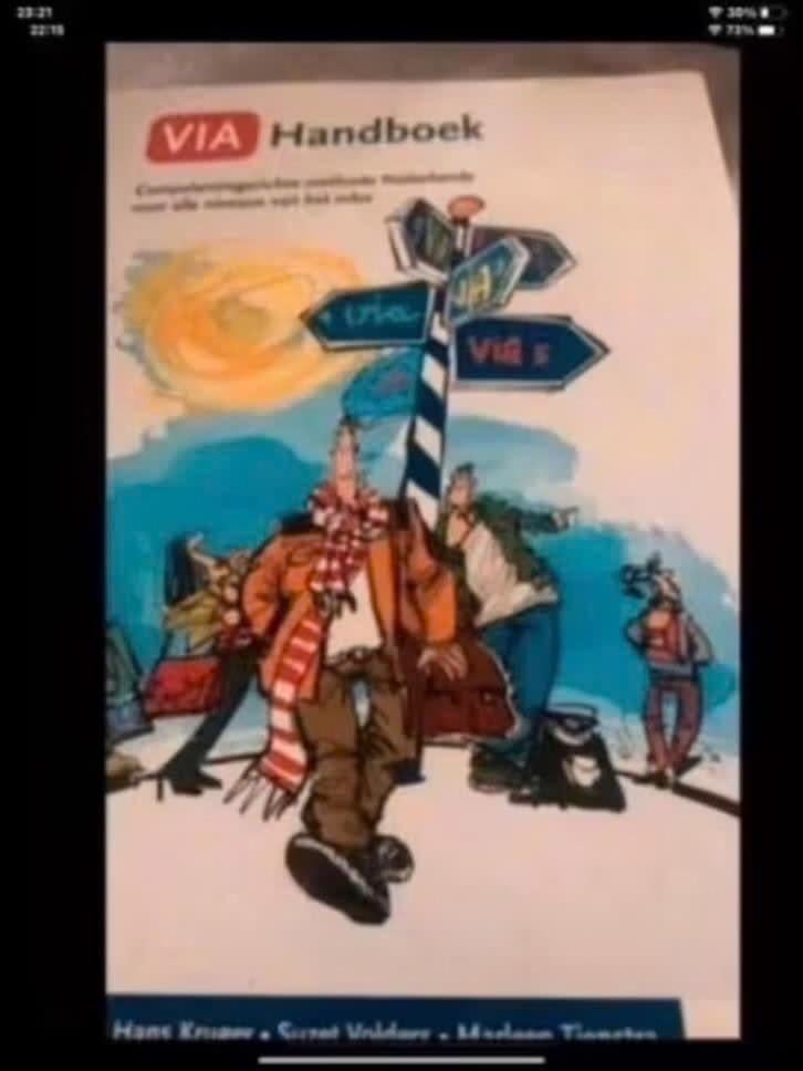 via handboek, Boeken, Schoolboeken, Verzenden, Zo goed als nieuw, Overige niveaus, Nederlands