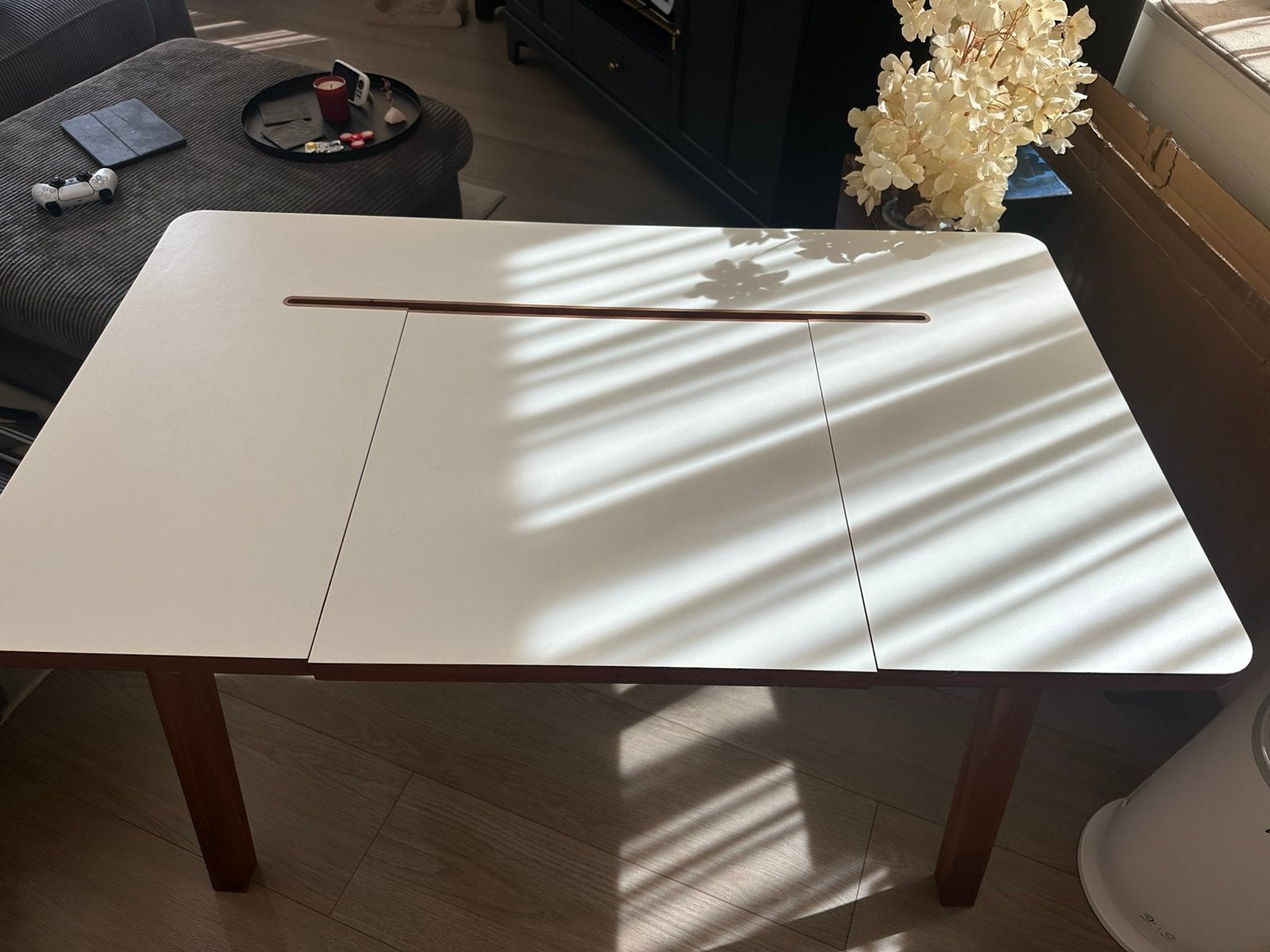 Bureau met ingebouwde opbergruimte - 120x70x75 cm, Huis en Inrichting, Bureaus, Gebruikt, 120 cm, Ophalen of Verzenden, 70 cm