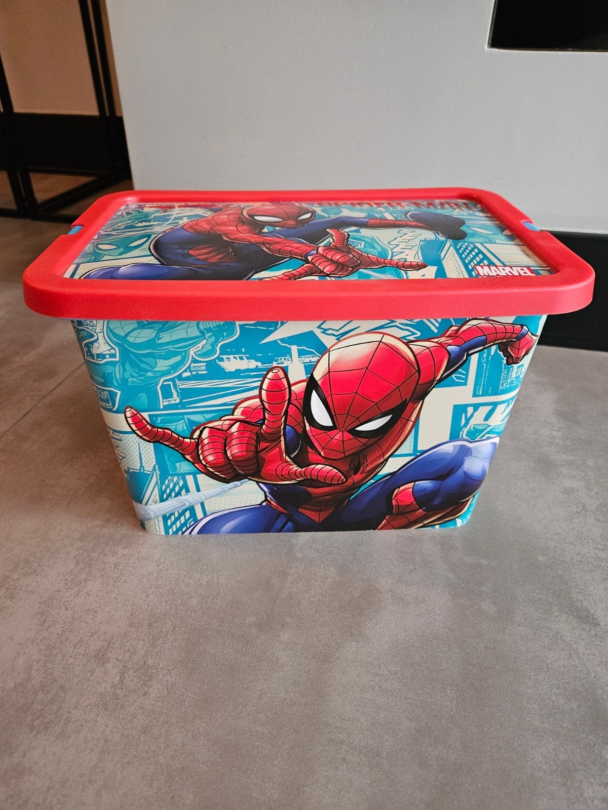 Spider-Man Opbergdoos met Deksel - Marvel, Ophalen of Verzenden, Gebruikt, Jongen