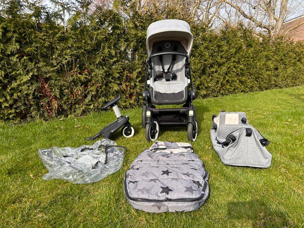 Bugaboo buffalo grijs, Ophalen, Gebruikt, Bugaboo, Verstelbare duwstang