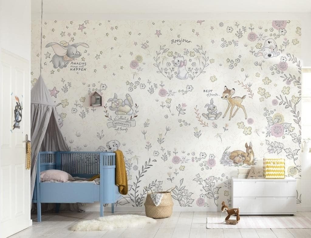 Disney Classics Dieren Behang - 368x254 - Gratis Verzending, Ophalen of Verzenden, Nvt, Komar, 5 tot 10 m²