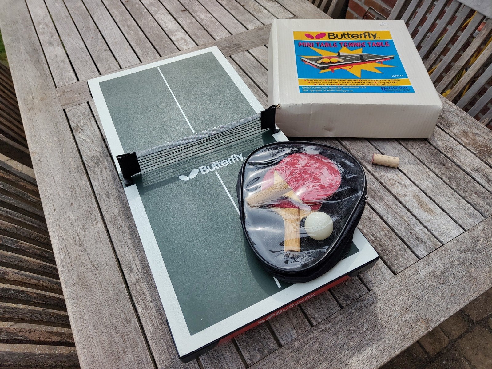 Mini tafeltennistafel 30x60 cm - Nieuw in doos!, Ophalen of Verzenden