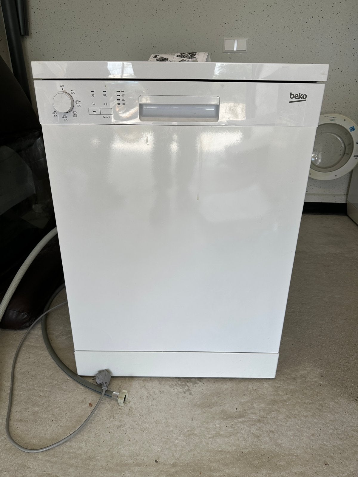 Vaatwasser Beko dfn05311w zo goed als nieuw., Witgoed en Apparatuur, Vaatwasmachines, Ophalen, 60 cm of meer, Zo goed als nieuw
