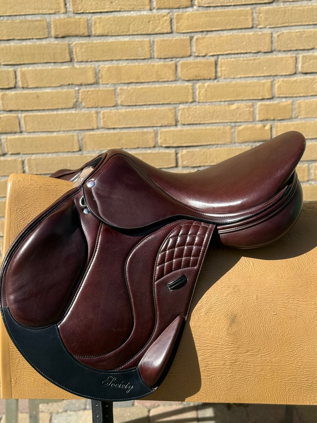 Patrick Saddlery springzadel  (Gratis passervice bij aaschaf, Dieren en Toebehoren, Gebruikt, Zeeasterweg, Ophalen of Verzenden