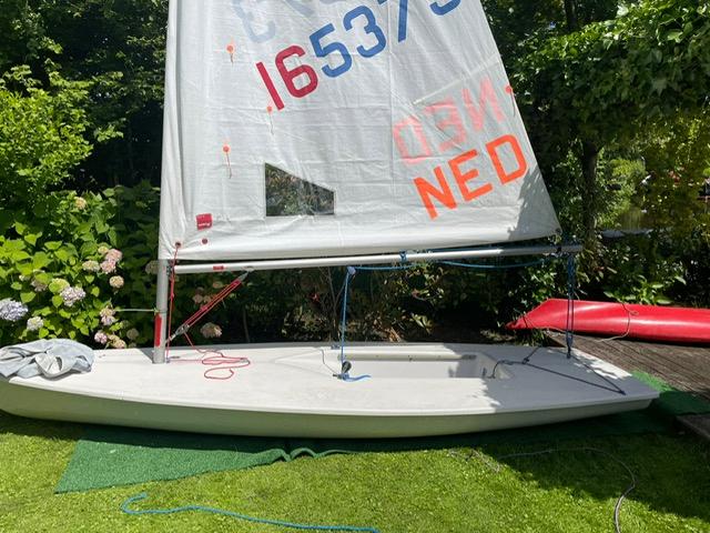 Laser zeer goede staat, Watersport en Boten, Open zeilboten, Zo goed als nieuw, Laser, Laser, Aluminium, Dekzeil, Ophalen