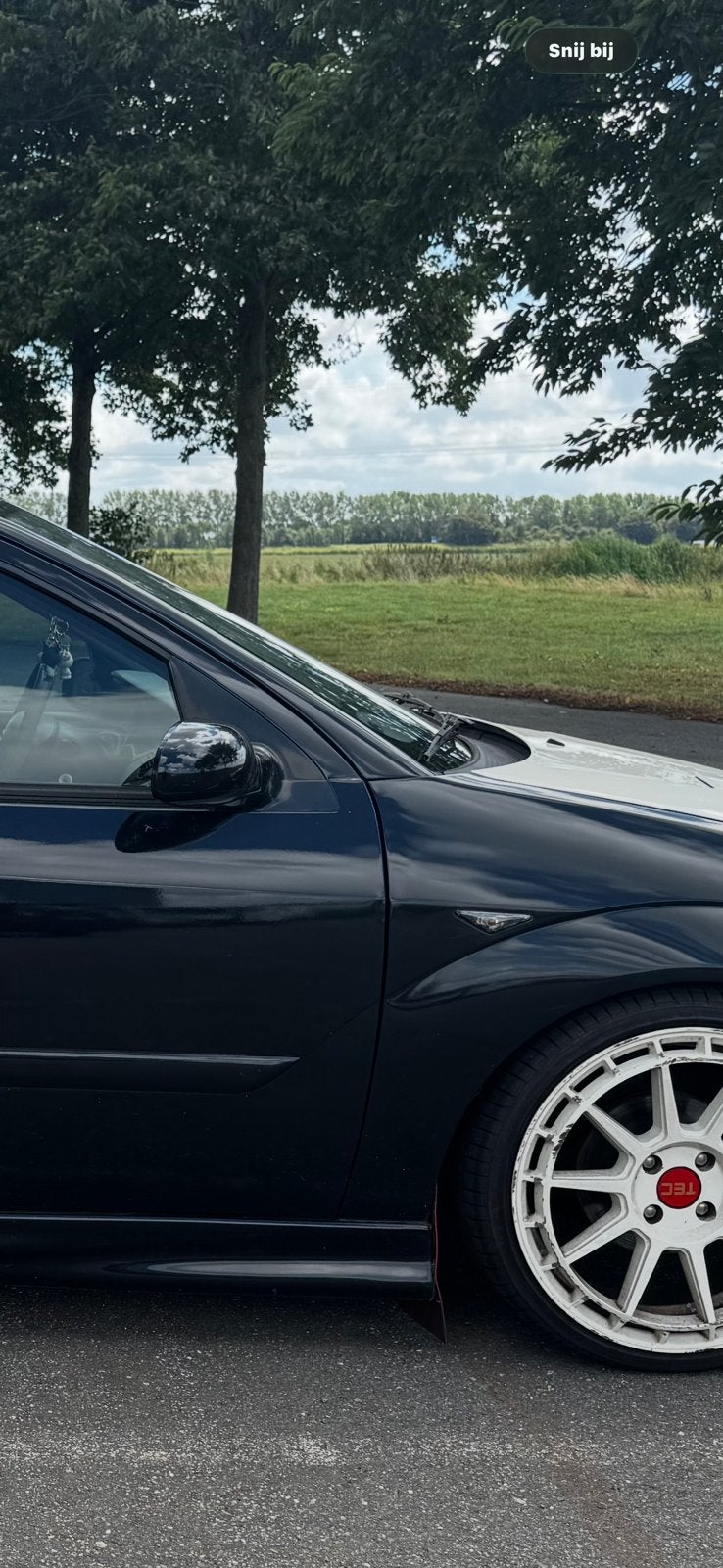 Ford Focus mk1 2003 elektrische spiegels Panther black, Ophalen of Verzenden, Ford