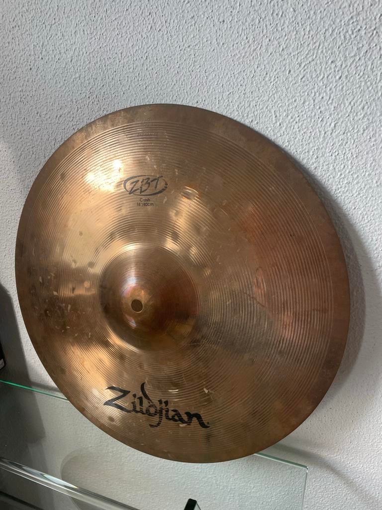 Zildjian ZBT Crash bekken 16 inch / 40 cm, Muziek en Instrumenten, Drumstellen en Slagwerk, Ophalen, Gebruikt, Overige merken