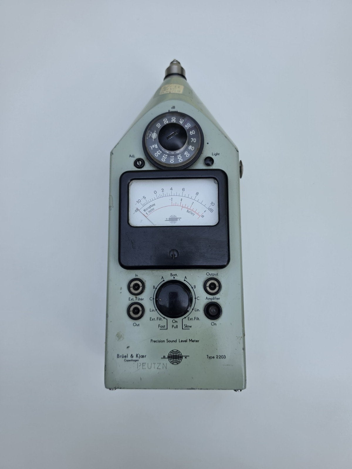 Oude Brüel & Kjoer sound level meter geluidsmeter 2203, Ophalen of Verzenden, Gebruikt, Audio