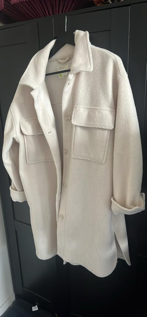 Crème jas maat M - Amisu, Ophalen of Verzenden, Gedragen, Maat 38/40 (M), Beige