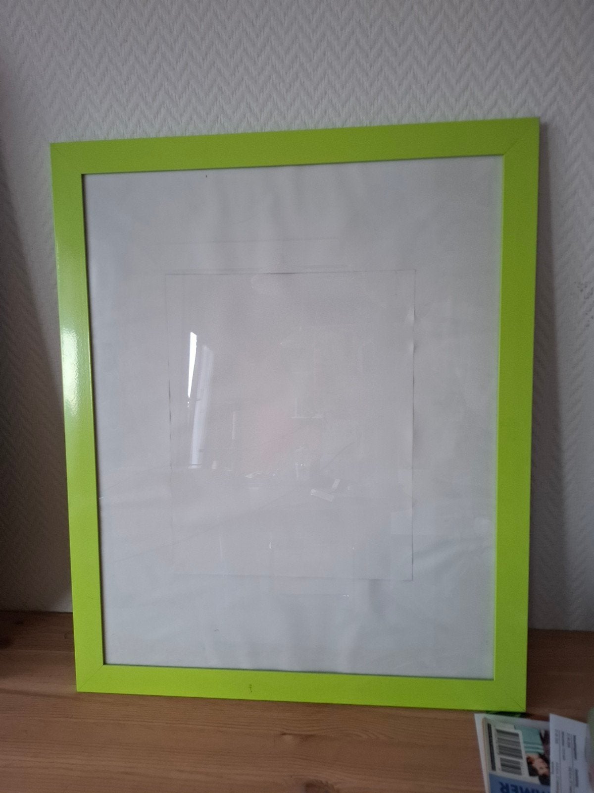 Fotolijst limegroen, Audio, Tv en Foto, Fotografie | Fotolijsten, Ophalen, Gebruikt, Groen, Wissellijst