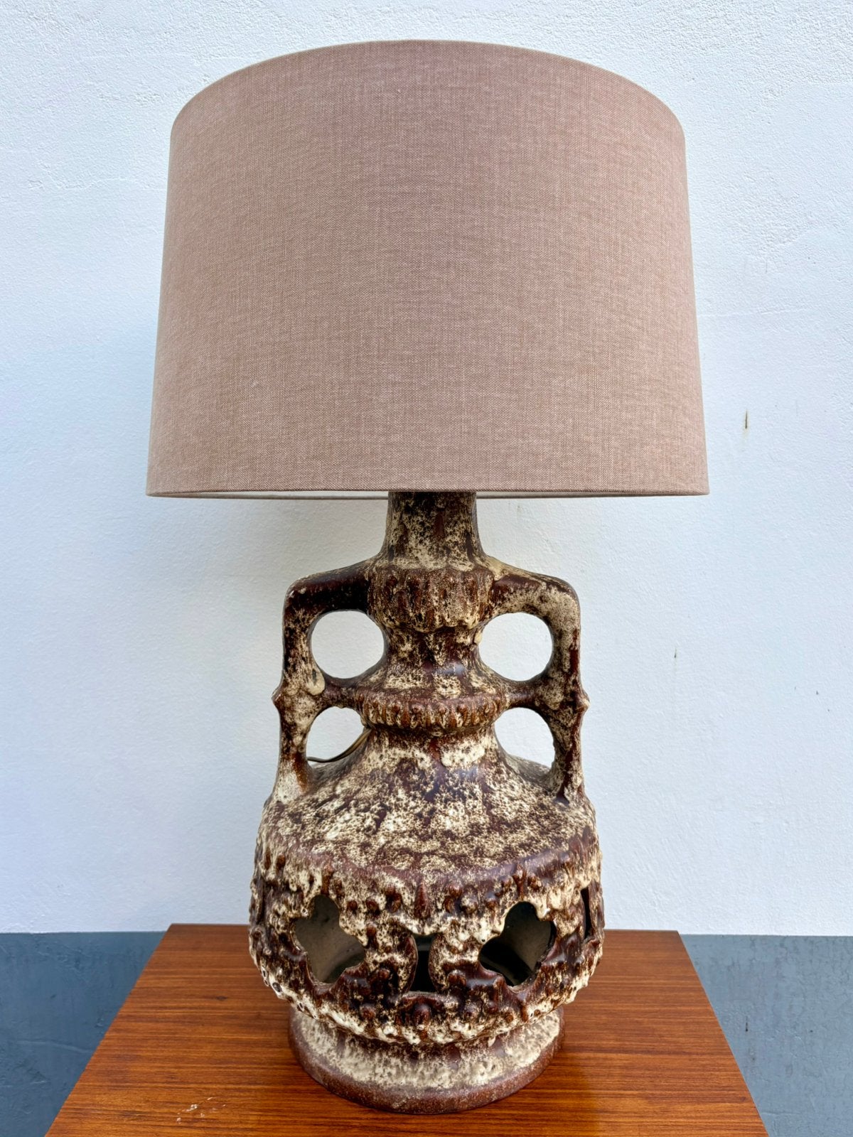 Vintage XL Fat Lava Tafellamp – Jaren 60/70 (75 cm), Huis en Inrichting, Ophalen, Zo goed als nieuw, Vintage