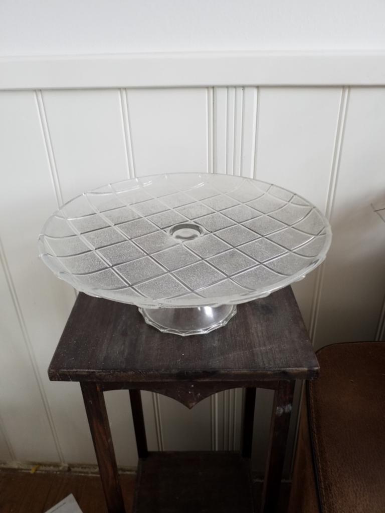 Glazen Taartschaal - Elegant en Decoratief, Ophalen of Verzenden, Nieuw