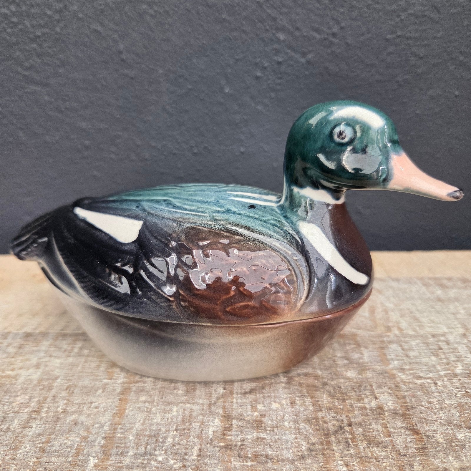 Brocante aardewerk terrine van Michel Caugant, Ophalen of Verzenden