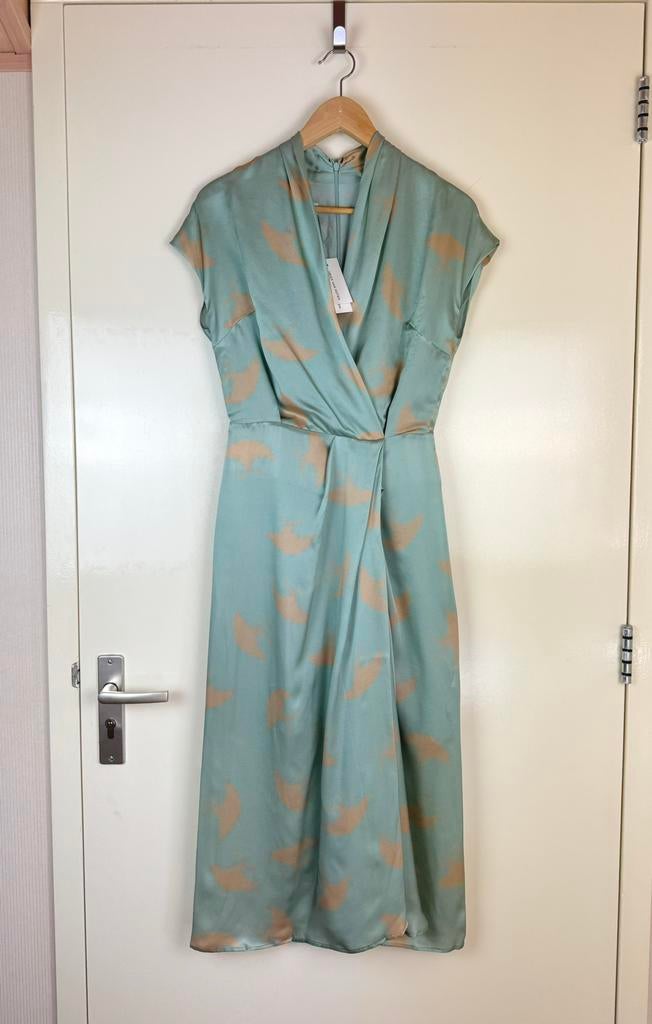 Dries van Noten Dilian silk zijde dress jurk wrap kimono, Kleding | Dames, Nieuw, Ophalen of Verzenden, Knielengte, Maat 36 (S)