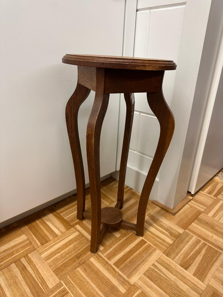 Plantentafel Amsterdamse school, art deco hout, Ophalen