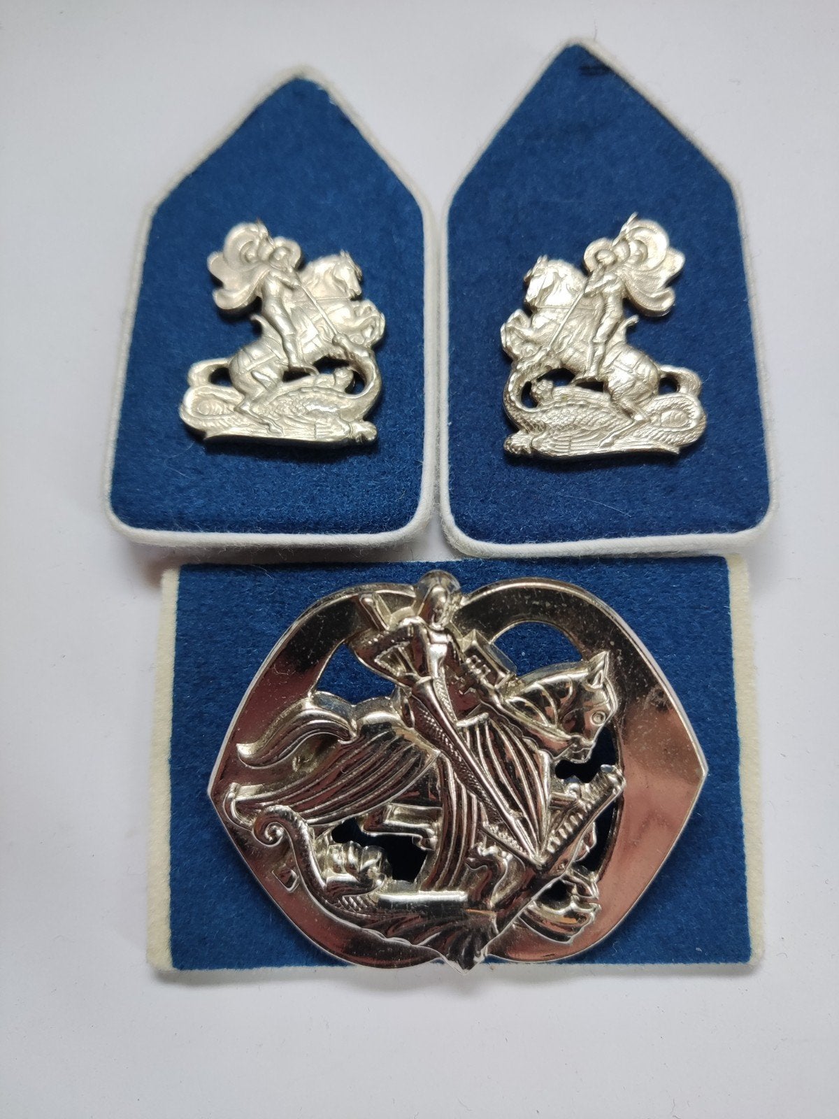 Setje Huzaren van Sytzama . Strakke set., Ophalen of Verzenden, Landmacht, Nederland, Embleem of Badge