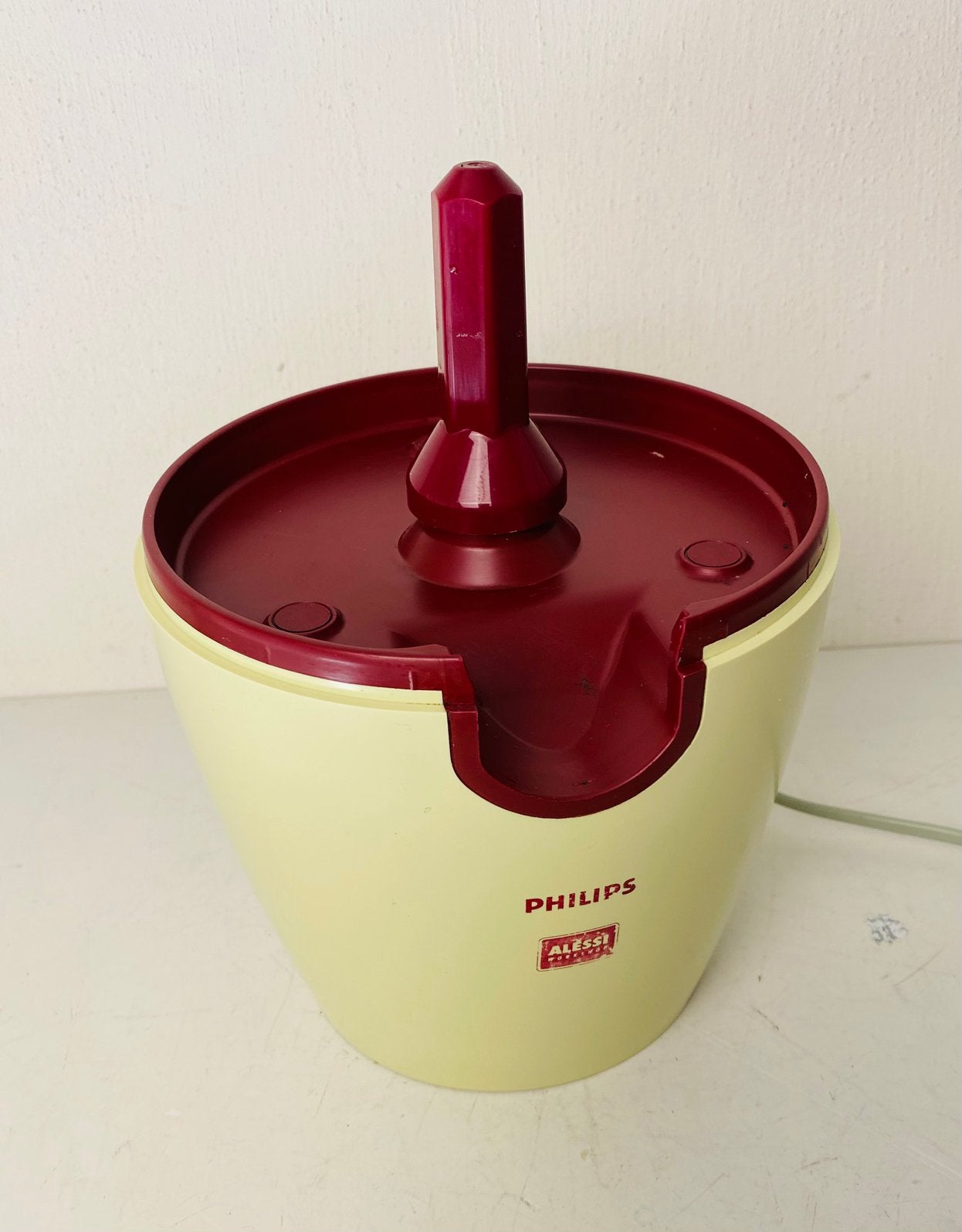 Alessi Philips citrus-pers , jaren 90, Elektrisch, Via Privata Alessi, 6, 28887 Omegna VB, Italië, Gebruikt, Citruspers