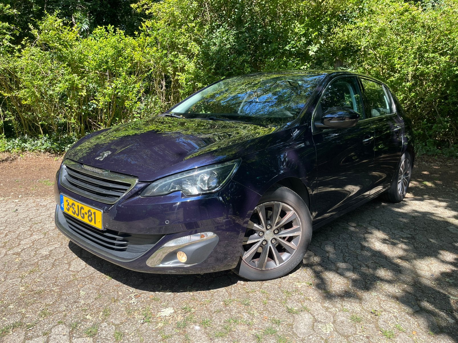 Peugeot 308 1.6THP 125PK | 2013 | Netjes! | Goed onderhouden, Euro 5, Zwart, 4 cilinders, Blauw