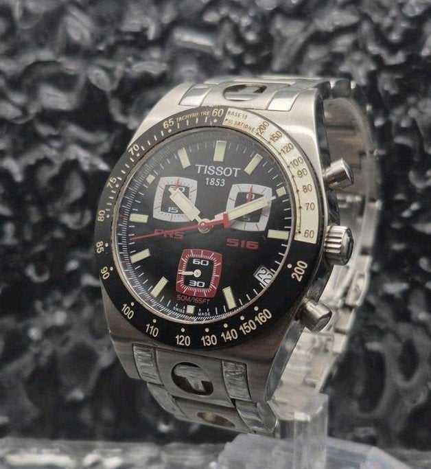 Tissot PRS 516 Quartz Chronograph Ref. J562/662 Tachymeter, Tissot, IOS, Ophalen of Verzenden, Tissot
