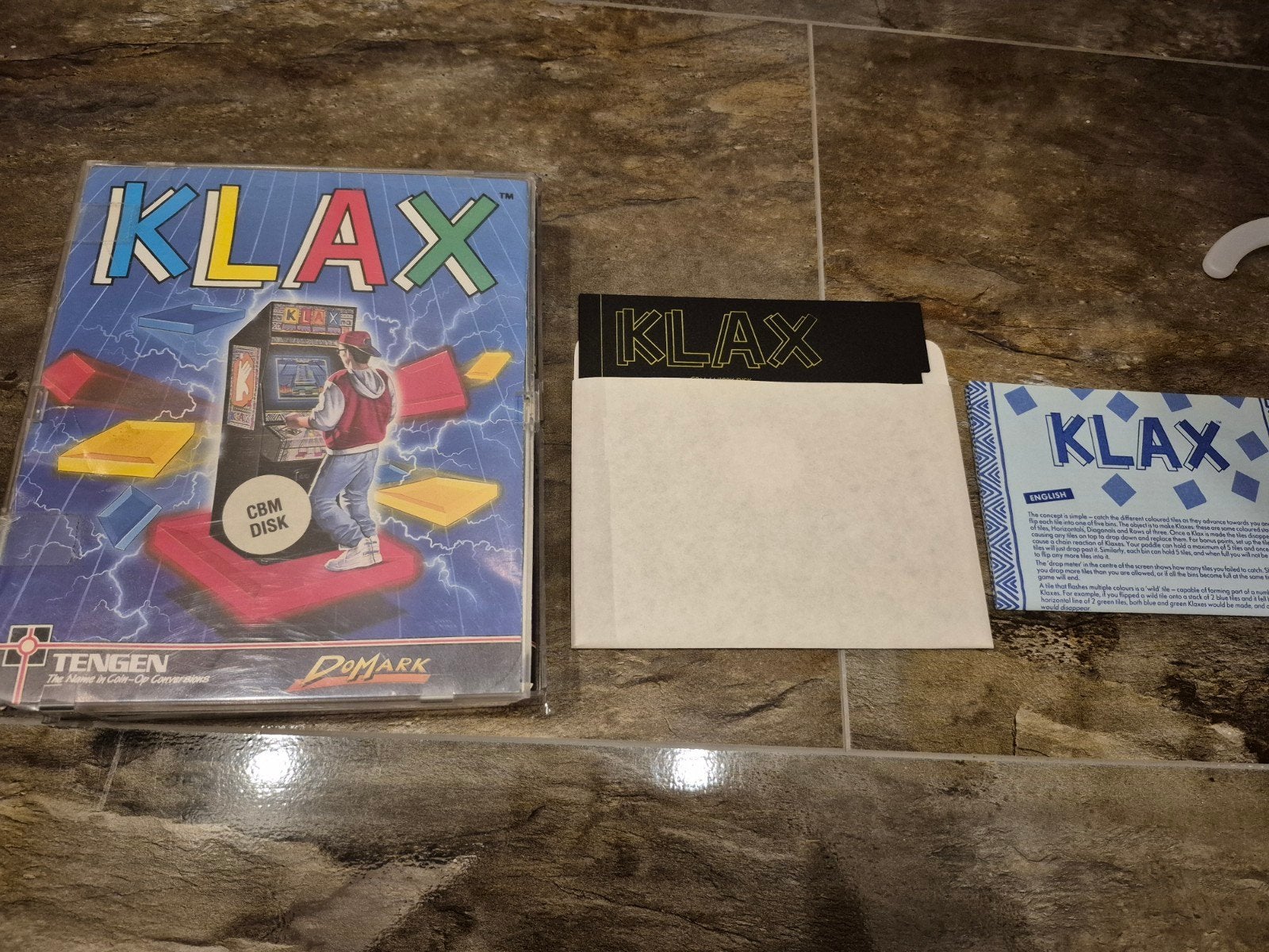 Klax CBM 64 commodore 64 Disk - Klassiek puzzelspel voor Com, Puzzel en Educatief, Gebruikt, 1 speler, Ophalen of Verzenden