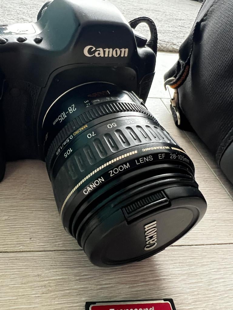 Canon Camera EOS 5D Mark I Body + Canon Zoom lens, Gebruikt, Spiegelreflex, Canon, Ophalen of Verzenden