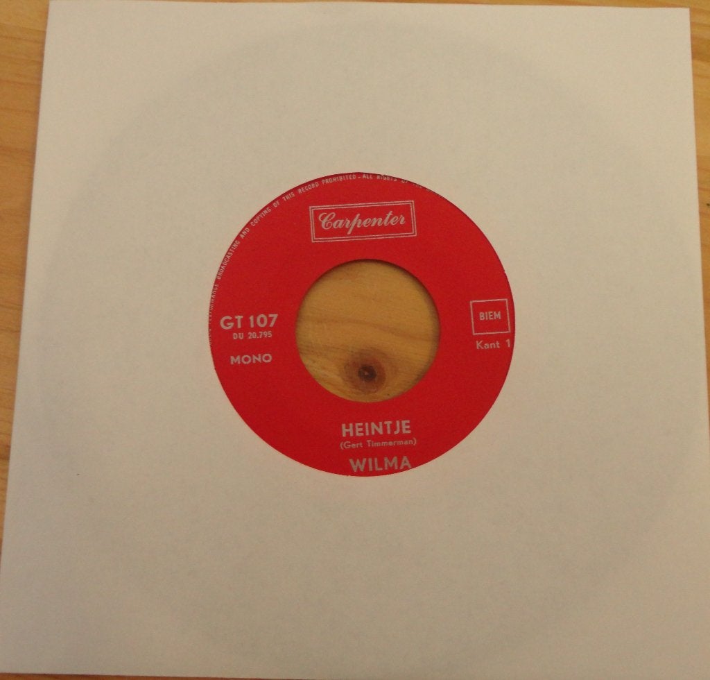 Wilma > Heintje, Ophalen of Verzenden, Zo goed als nieuw, 7 inch