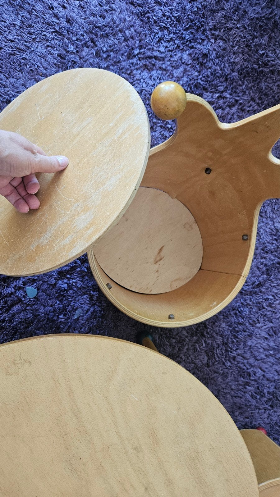 Houten speelset voor peuters/kleuters - Tafel en stoeltjes, Kinderen en Baby's, Ophalen