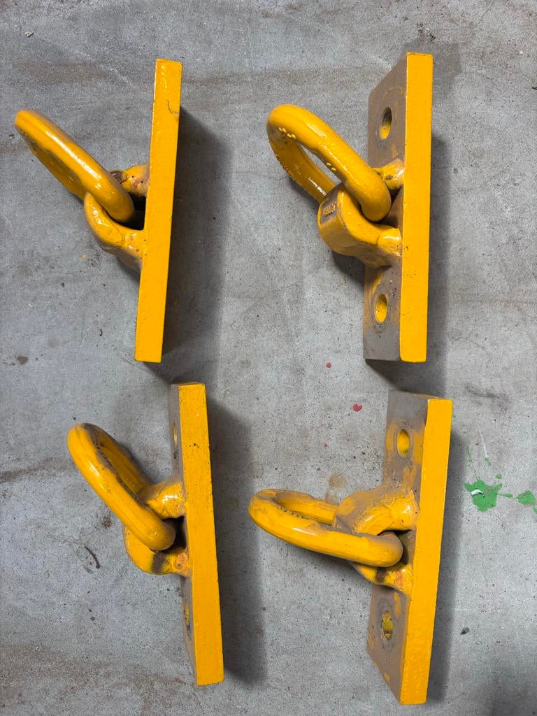 Set van 4 sjorogen / bindogen 2T - Geel, Ophalen, Gebruikt